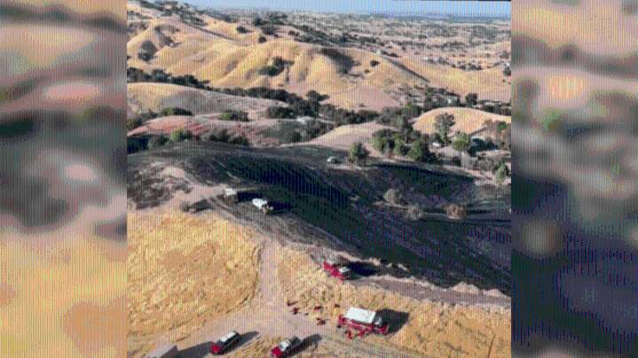 Vacaville fire protection district battles grass fire, investigation underway