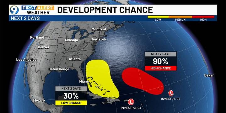 Tropical waves expected to intensify over the Atlantic this week