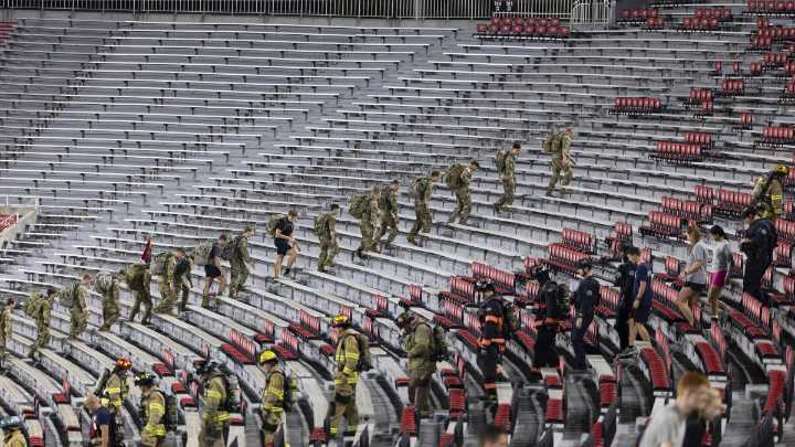 UGA hosted their second annual 9/11 memorial stair climb