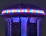 Sudbury Wolves light up downtown water tower to honour Ken Dryden