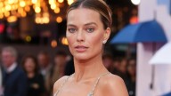 Margot Robbie leaves little to the imagination in see-through dress as she shows off underwear at London premiere