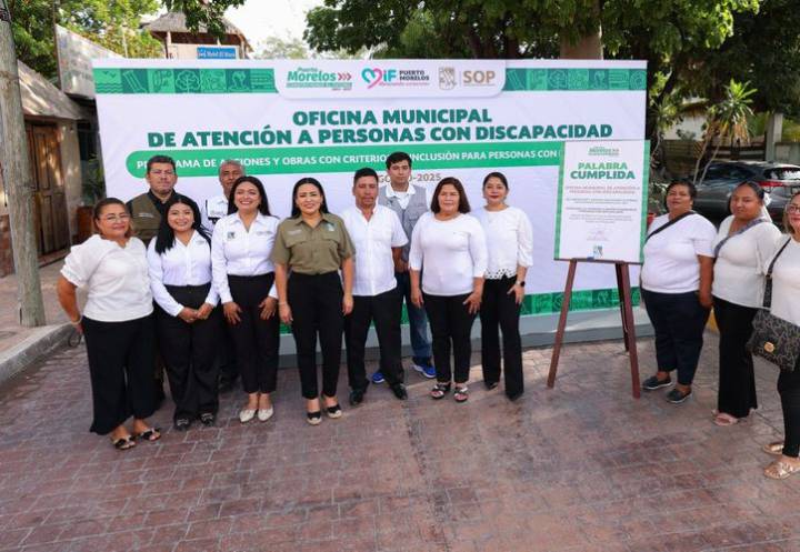 Puerto Morelos inaugura oficina de atención a personas con discapacidad