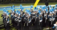 Castle High School marching band begins half