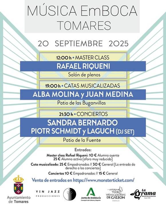 Tomares inaugura el curso escolar con el Festival de Música EmBOCA, un evento sensorial y musical