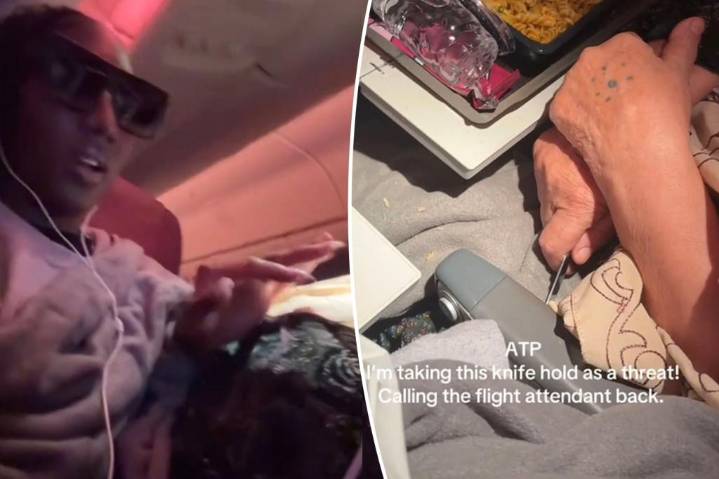 Knife-wielding passenger turns flight into a horror movie