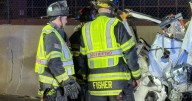 Six people taken to hospital after serious crash on I