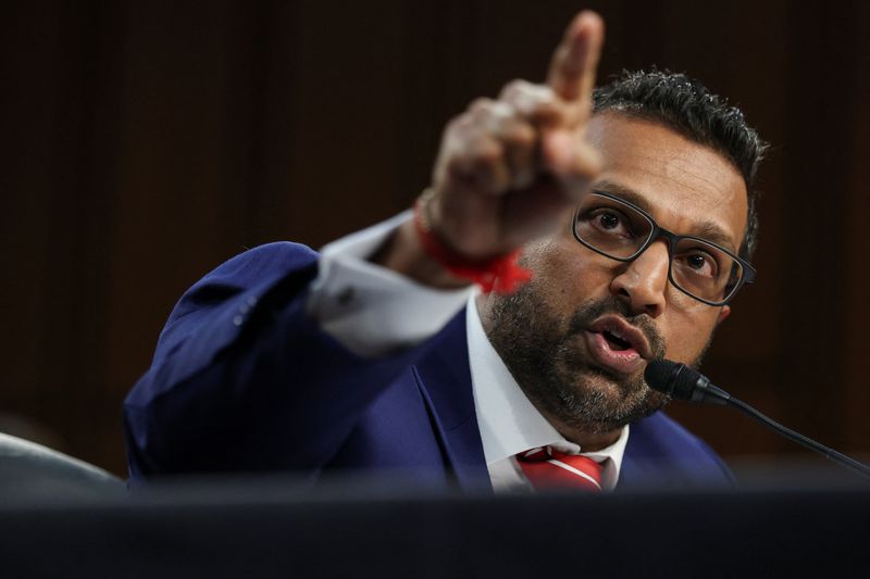FBI chief Patel says 'no credible information' others involved in Epstein crimes