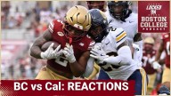 INSTANT REACTION: Boston College vs. California Football