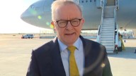 Anthony Albanese issues fresh calls for global 'peace, security and stability' as he arrives in New York ahead of UN address