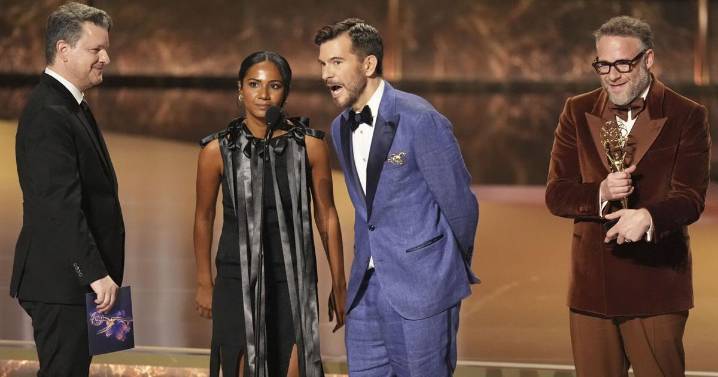 Emmy winners: Seth Rogen, 'The Pitt' and more