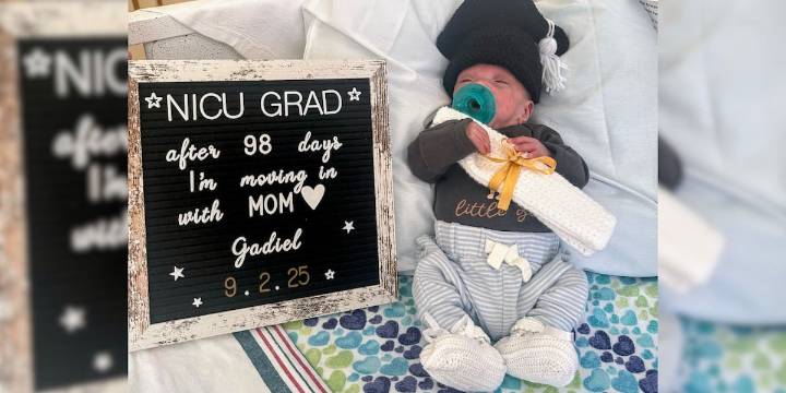 Baby goes home after spending 98 days in Asheville NICU, officials say