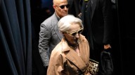 The devil wears Dolce & Gabbana in Milan as Meryl Streep is filmed at runway show for movie sequel