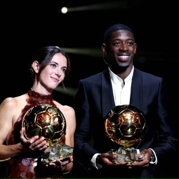 Dembelé y Aitana, ganadores del Balón de Oro 2025