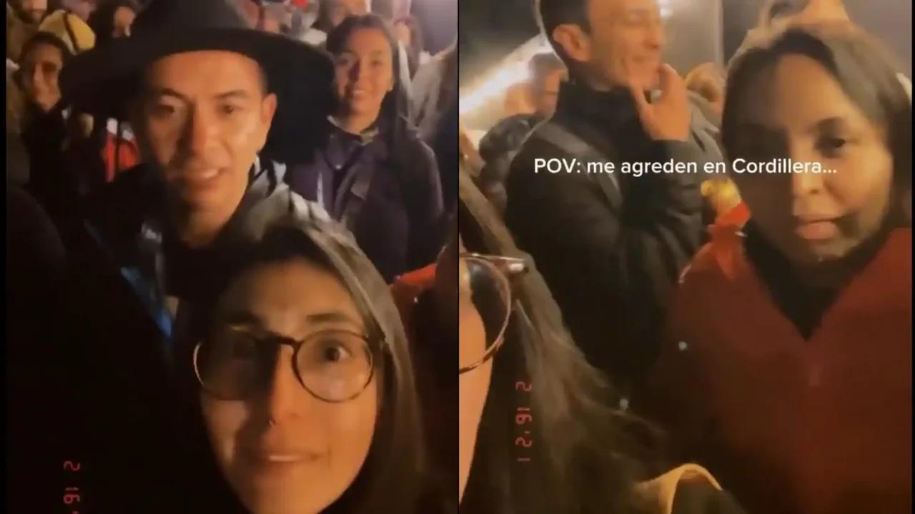 Joven denunció insultos xenófobos a la salida del Festival Cordillera: video viral