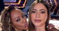 Sofía Vergara Sizzles in Busty Floral Dress Alongside Mel B Ahead of 'America's Got Talent' Finale: Photos