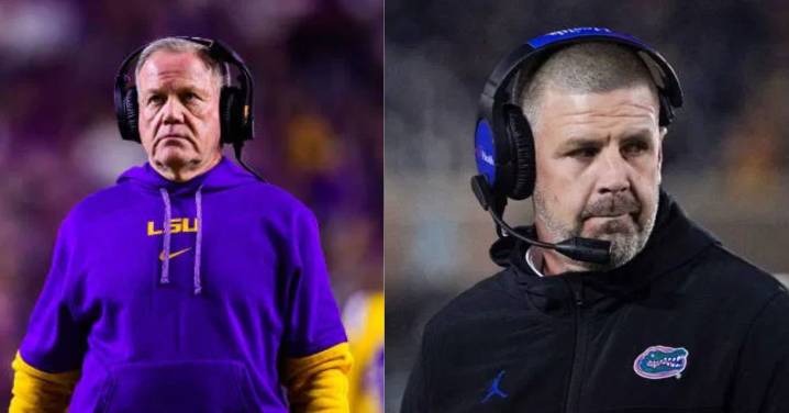 Brian Kelly Shuts Down Billy Napier Hot Seat Debate With Yet Another Bold Take The SEC clash between the Gators and LSU is looking to be a one sided beatdown. But Brian Kelly is quick to defend Billy 