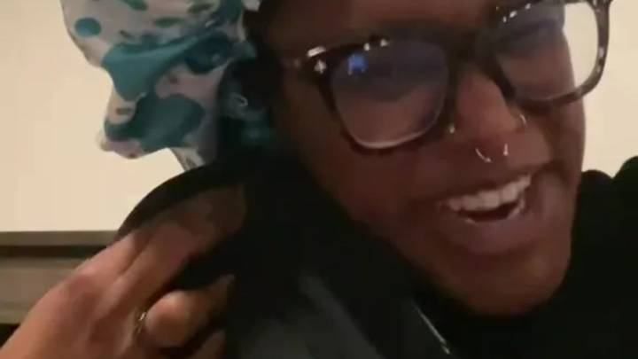 My boobs are so saggy I can even touch my EAR & wipe my eyes with them - even my friends are stunned at their floppiness