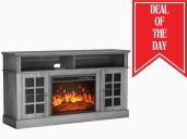 Looking for a fireplace TV stand? Walmart cuts CHITOOMA model to $260