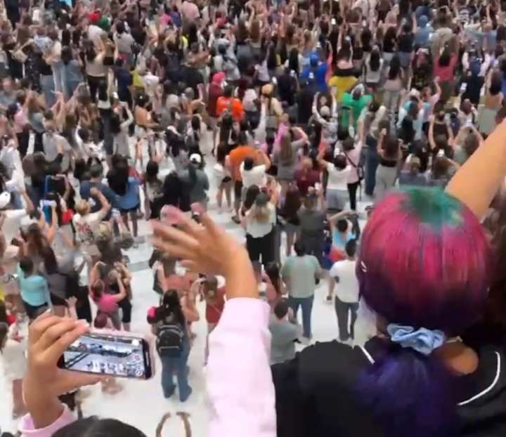 Thousands of screaming fans overwhelm American Dream mall for teen YouTube star’s appearance