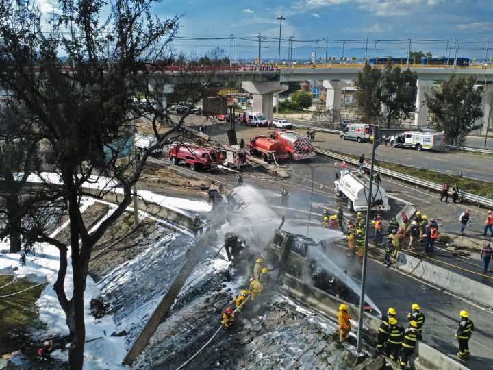 Three dead, dozens injured in Mexico City gas tanker explosion