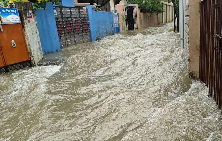 Heavy downpour floods Sambalpur; 177 mm rainfall recorded in 24 hours