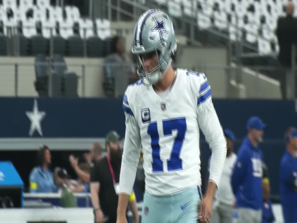 Dallas triumphs in nail-biting overtime: Aubrey boots Cowboys to victory