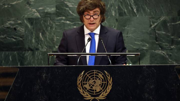 Elogios de Milei a Trump y críticas para la ONU