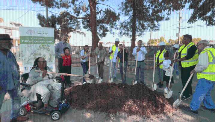 Oakland starts renovations on Tyrone Carney Park