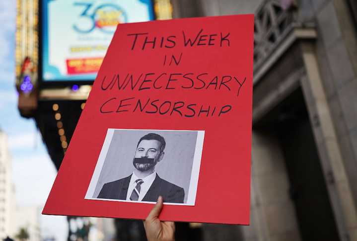 Kimmel’s suspension shows media censorship is a structural problem