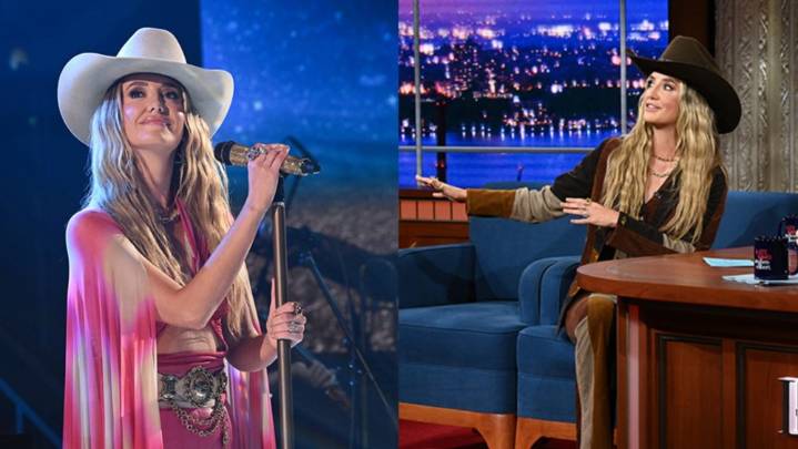 Lainey Wilson Brings Western Style to 'Stephen Colbert' Performance
