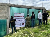 Ecatepec frena invasión en la Sierra de Guadalupe: suspenden 7 construcciones irregulares en área protegida