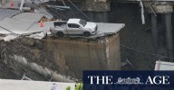 Bangkok sinkhole: Dramatic footage shows road collapse in Thai capital