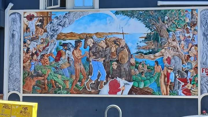Oakland mural offends some because of nudity; slated to be painted over