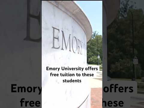 Emory University offers free tuition to these students
