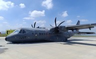 Avión de la Fuerza Aérea  aterriza "de panza" en Base de Santa Lucía; no reportan lesionados