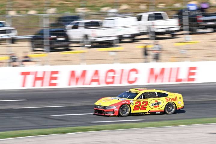 Joey Logano claims pole in New Hampshire