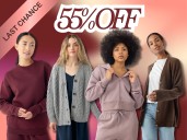 Get them before they're gone with Cozy Earth's last chance sweaters now 55% off