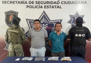 Detienen a dos objetivos prioritarios por narcomenudeo en Cancún