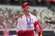 Evan Dunfee was fighting back tears after winning gold for Canada