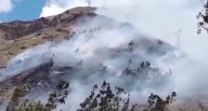 Pasco: adulto mayor pierde la vida en incendio forestal en San Pedro de Pillao