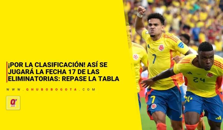 ¡Por la clasificación! Así se jugará la fecha 17 de las eliminatorias: repase la tabla