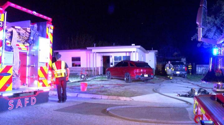 San Antonio firefighters investigate overnight house fire on southeast side