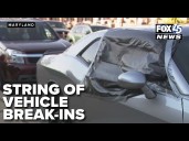 Baltimore residents face wave of vehicle break-ins, police investigate possible pattern