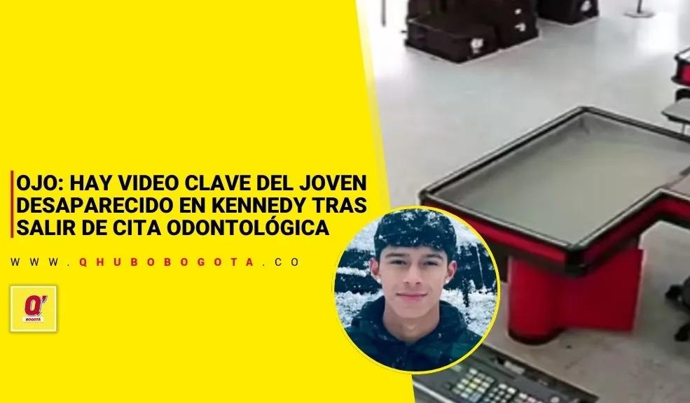 Ojo: Estas son las ultimas imágenes del joven desaparecido en Kennedy tras salir de cita odontológica