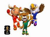 Un alce, un jaguar y un águila: estas son las mascotas del Mundial 2026