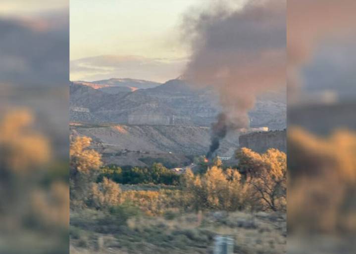 Vehicle fire closes portion of US 6 near Helper