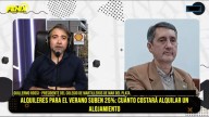 Guillermo Rossi: “El aumento del 25% en alquileres es un porcentaje prudente para que la gente pueda vacacionar”