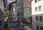 El ascensor que unirá la calle Escolta Real y el paseo de Hériz se estrenará el verano de 2026