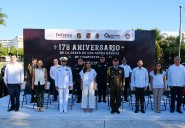 Mara Lezama Espinosa encabeza homenaje a Niños Héroes en Cancún