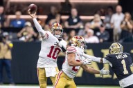 Deadspin | Backup QB Mac Jones throws 3 TDs as 49ers drop Saints